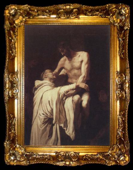 framed  RIBALTA, Francisco christ embracing st.bernard, ta009-2